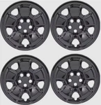 SET/4 Black Skins For 2014-2021 Jeep Cherokee 17" Steel WHEELS(7900GB). Fixed Price $85.50.