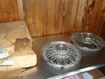 2) Oem Gm Wire Wheel Hub Cap 22508196 1980 1981 Oldsmobile Omega. Fixed Price $45.00.