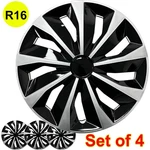 4 Pack 16" Inch Wheel Covers Snap On Full Hub Caps Fit For R16 Tire & Steel Rim. Fixed Price $35.98.