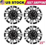 15" Set Of 4 Wheel Covers Snap On Full Fit R15 Tire & Steel Rim. Fixed Price $30.98.