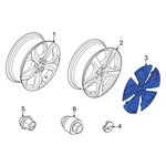 Genuine Ford Wheel Cover LJ8Z-1130-B. Fixed Price $164.35.