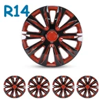 Inch Wheel Cover Rim Snap On Full Hub Caps Fits R14 Tire & Steel Set Of. Fixed Price $42.99.