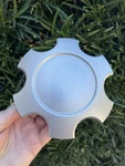 Toyota Tundra Sequoia Silver Center Cap Part # S303-10 X1834147-9SF WCA-201. Fixed Price $9.00.