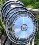 1967-1978 Cadillac Eldorado *set Of 4* Wheel Covers Hubcaps Very Good Cond !. Fixed Price $639.95.