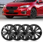 Fit 2017-23 Subaru Impreza 4PCS 16" Matt Black Hub Caps Wheel Covers 28811FL010. Fixed Price $139.99.