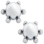 Chrome 6 Lug Spider Hub Cap Pair 1947 1972 Chevrolet/gmc Pickup Bull. Fixed Price $163.95.