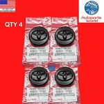 Genuine Oem Toyota Corolla Prius Black Wheel Center Hub Cap Set X 42603-12780. Fixed Price $77.95.