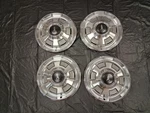Vintage Set Of 1967-1969 Plymouth Valiant Barracuda 14" Hubcaps Wheel Covers. Fixed Price $100.00.