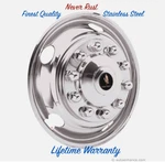 Ford F-53 F53 2012 19.5 X 6.75 10 Lug Hole One Front Wheel Simulator Rim Cover. Fixed Price $179.23.