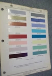 1959 Ford Edsel Car Color Paint Chips Set - Ditzler. Fixed Price $9.95.