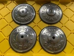 Used 1966-75 Volvo 140 142 145 164 Hub Caps Wheel Center Rubber Screws. Fixed Price $100.00.