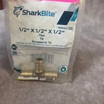 Sharkbite 1/2 Pex Barb Tee Brass Fitting UC362LFZ New. Fixed Price $9.99.