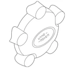 Genuine Land-rover Center Cap LR130610. Fixed Price $19.79.