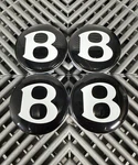 Set Of 4 Genuine Bentley Center Caps Small Button 3W0601170F. Fixed Price $76.99.