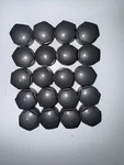 Genuine Audi Wheel Nut Covers 17MM Metallic Grey P/n 4M0601173A Full Set 20 Pcs. Fixed Price $74.99.