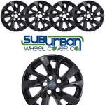 Fits 2019-2021 Hyundai Tucson # 7709-GB 17" Gloss Black Wheel Skins SET/4. Fixed Price $124.99.