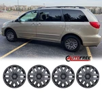 Fits For 2004 -2010 Toyota Sienna Matte Black 16" Hubcaps Wheel Covers Set Of. Fixed Price $56.99.