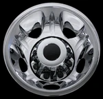 Rear 2011-2024 Silverado 3500 Chrome 17" Dually Wheel Simulators Rim Hub Caps. Fixed Price $159.99.