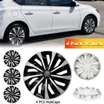 4 Pack 16" Inch Wheel Covers Snap On Full Hub Caps Fit For R16 Tire & Steel Rim. Fixed Price $35.98.