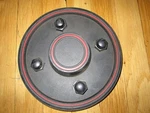 Nos 1979 1980 1981 Ford Mustang Wheel Hub Cover Black Finish W/ Red Rings. Fixed Price $29.99.