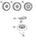 Genuine Mopar Steel Wheel 6ZW73DX8AB. Fixed Price $282.98.