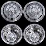 4 Fits Dodge 16" Wheel Simulators Dually 8 Lug Rim Skins Liners Hub Covers. Fixed Price $219.99.