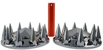 Mrjlk Chrome Abs Complete Axle Cover Set With Hub Caps And 33MM Screw 2 Front. Fixed Price $76.25.