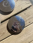 Vw Rabbit Hubcap Used Oem For 13 Inch Wheels.two Caps Dog Dish. Fixed Price $65.00.