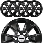 2019-2026 Chevy Silverado 1500 Lt 17" Black Wheel Skins Hub Cap Alloy Rim Covers. Fixed Price $99.99.