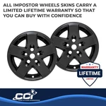 Coast Wheel Cover 17 Inch 5 Spoke Gloss Black Set Of 4. Fixed Price $132.30.