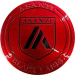 Asanti Red Wheel Center Cap Logo Snap-in T157K74-S6. Fixed Price $24.99.