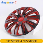 Snap On Full Hub Caps 14" Set Of Trim Wheel Covers Fit R14 Tire & Steel. Fixed Price $39.99.