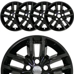 Fits Jeep Grand Cherokee 2016-2022 Black 18" Wheel Skins Hub Caps Rim Covers. Fixed Price $119.99.