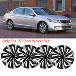 Set Of 4 For Honda Accord 15" Wheel Covers Full Rim Snap Hub Caps Replacement. Fixed Price $56.70.