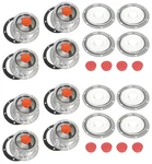 343-4009 3434009 Trailer Hub Caps With Window Kit, Rubber Plug, Oil Options. Fixed Price $88.18.