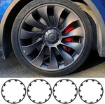 21 Inch Wheel Protection Guards Uberturbine Rims Covers Fits Tesla Model Y Black. Fixed Price $65.88.