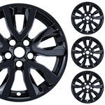 Pacrim 17" Gloss Black Wheel Skins For Nissan Rogue (2017-2020) Abs Set Of 4. Fixed Price $99.99.