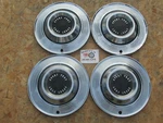 1962, 1963 Plymouth Sport Fury 14" Wheel Covers, Hubcaps, Set Of. Fixed Price $79.95.