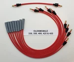 Oldsmobile 215 330 350 400 425 455 61-74 Red 8MM Spark Plug Wires Points Cap Usa. Fixed Price $58.86.