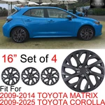 16" Set Of Hubcaps Wheel Rim Covers For 2009-2025 Toyota Corolla 09-14 Matrix. Fixed Price $44.99.