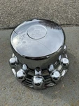 One Alcoa Chrome Lug Semi-dually Rear Wheel Center Cap Piece 087100. Fixed Price $127.49.