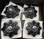 Fuel Wheels Matte Black Center # 1002-49B / 1002-53B Lrg Ext. (4 Caps). Fixed Price $129.99.