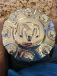 Dodge Ram Chrome Wheel Hub Cap 8 Lug 6PGO2TRMAB Two Minor Scuffs Looks Very Nice. Fixed Price $49.00.