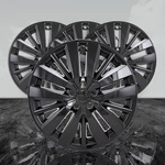 4 Piece Gloss Black 20" 15 Spoke Wheel Skins For 2022-2025 Nissan Pathfinder. Fixed Price $136.95.