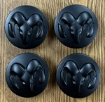1/2" Dodge Ram 1500 Satin Black Center Cap #1LB72RXFAB Set. Fixed Price $51.99.