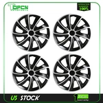 New Set Of 4 17" Black Hub Caps Full Covers R17 Wheels Rims. Fixed Price $46.08.