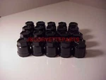 1985 Thru 1996 Corvette Black Lug Nut Covers - Set Replaces Gm 10028614. Fixed Price $24.95.