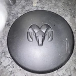 Dodge Ram 3500 Drw 1AB03TRMAA Rim Wheel Center Hub Cap 8 Lug Cover Frnt Silver. Fixed Price $70.00.