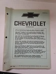 1990 Gm Chevrolet W Parts And Illustration Catalog (SR23). Fixed Price $50.00.