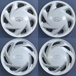 Hyundai Excel # 55513 13" Spoke Hubcaps Wheel Covers 5296024740 SET/4. Fixed Price $29.99.